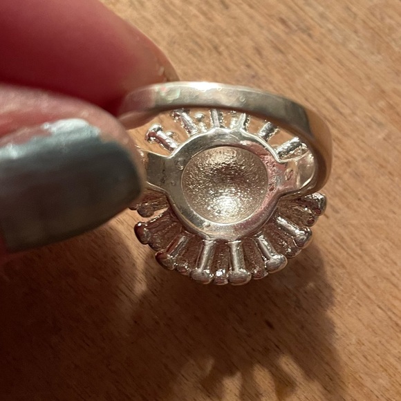 Silver 925 Starburst Ring - Picture 8 of 11